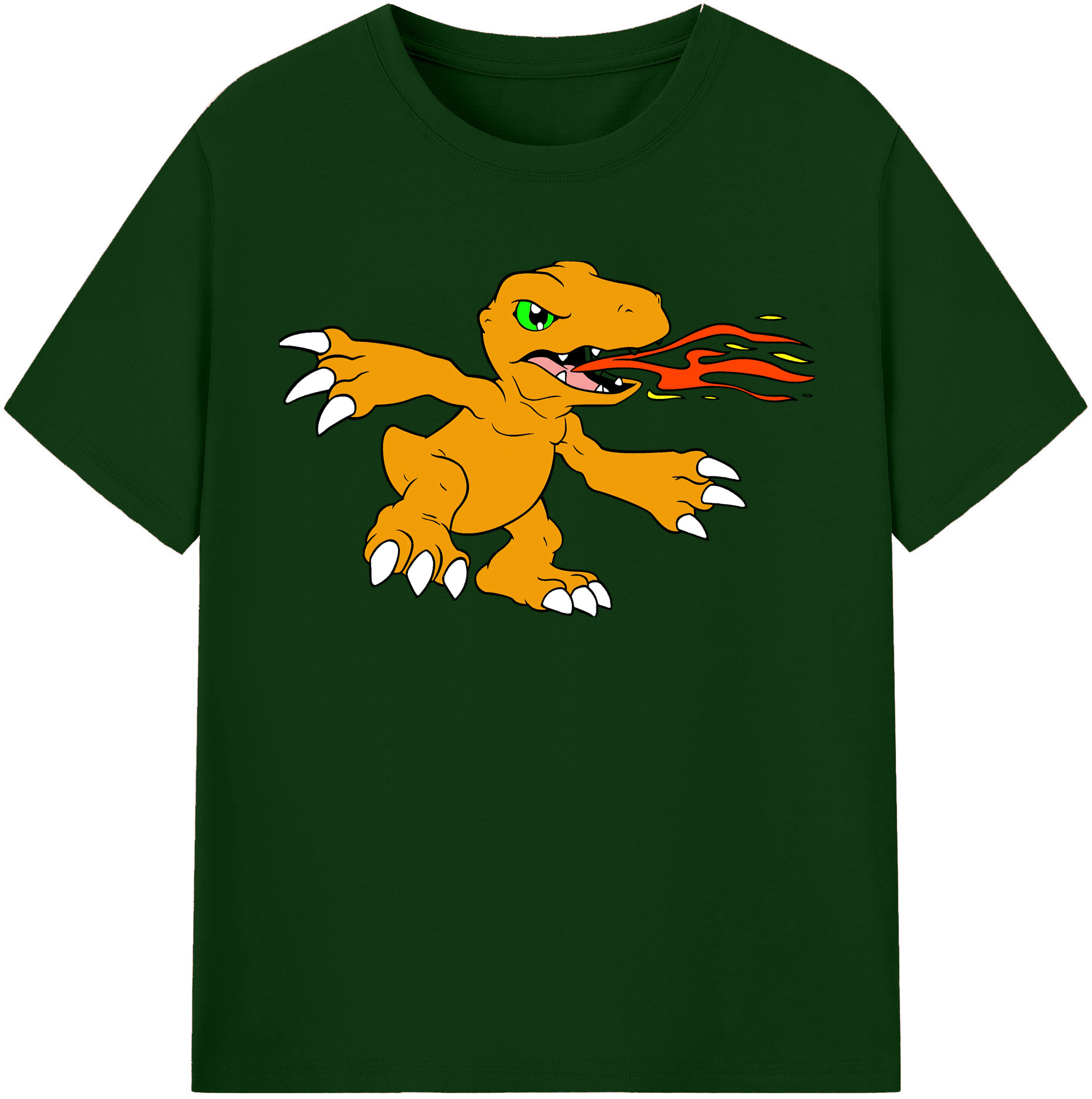 （画像用） Digimon デジタルモンスター/デジモン 綿100％半袖Tシャツ（フロントプリント）